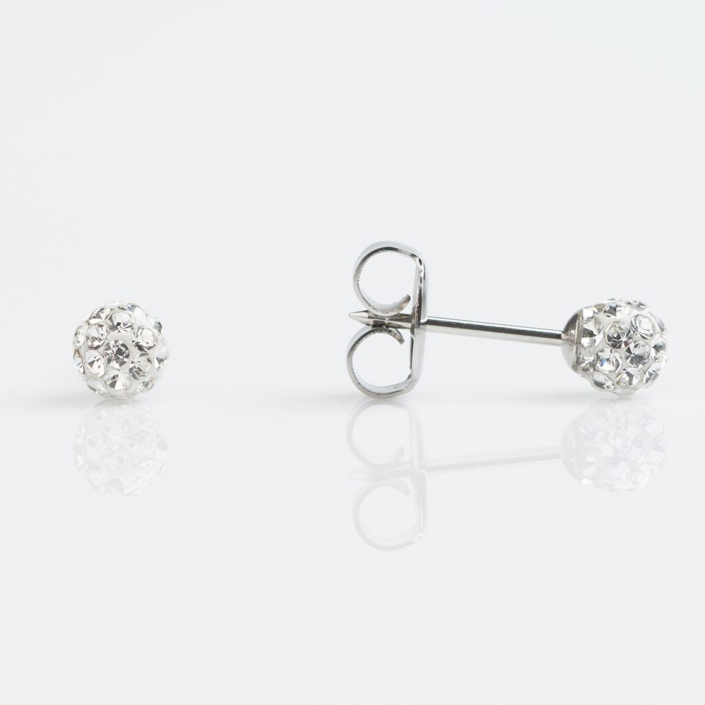 Stainless 4.5mm Fireball Crystal