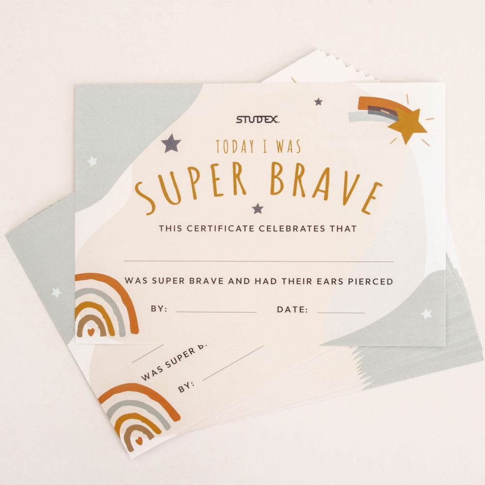 Super Brave Kid Certificates - Pack of 20
